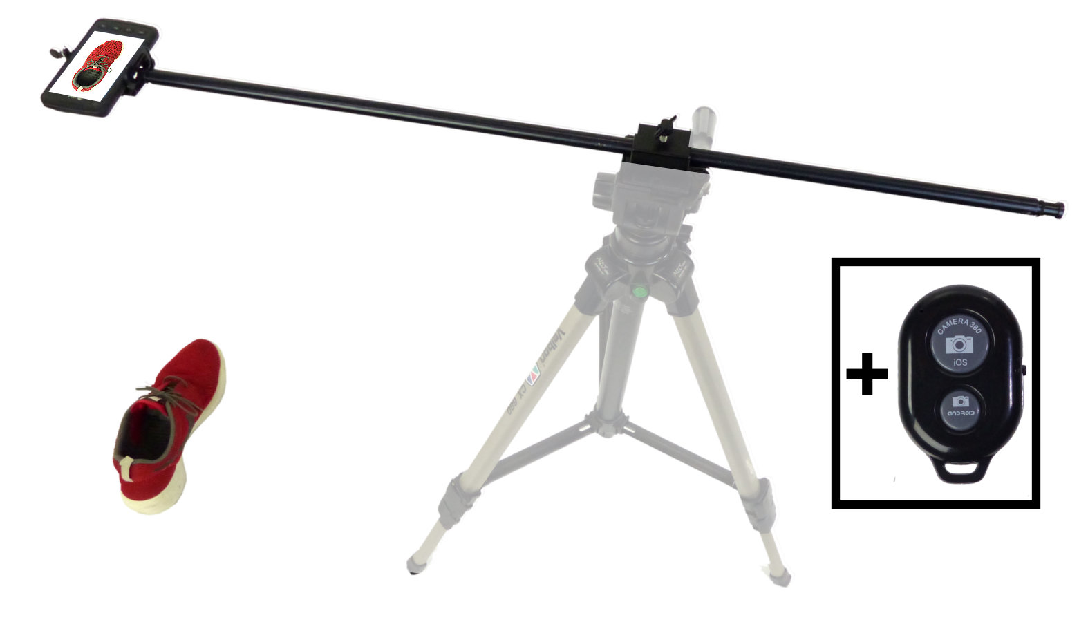 Horizontal Camera Mount, Tripod Accessory